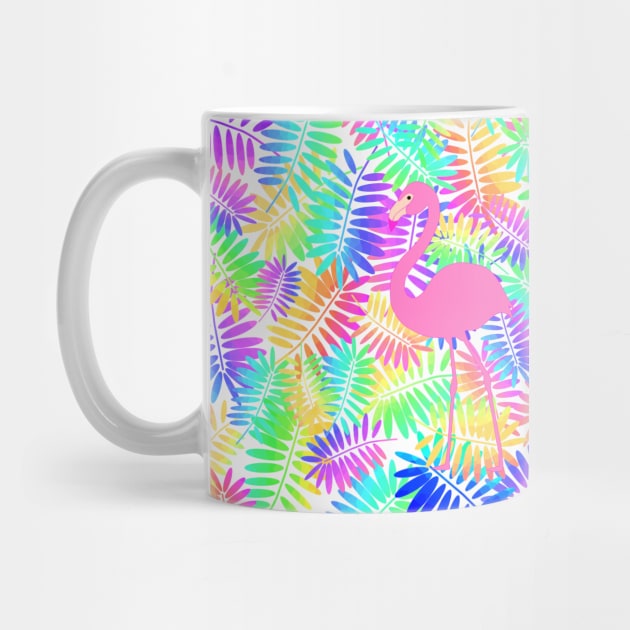 Tropical Blast Flamingo by SartorisArt1